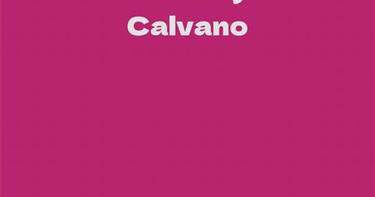 Anthony Calvano Net Worth