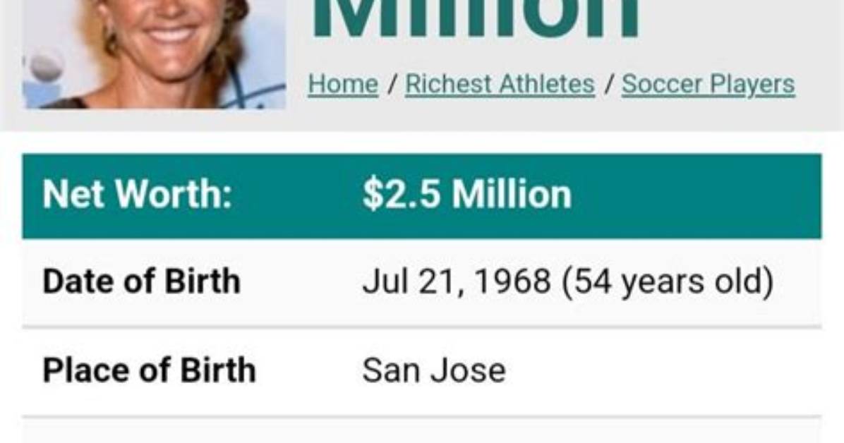 Brandi Chastain Net Worth