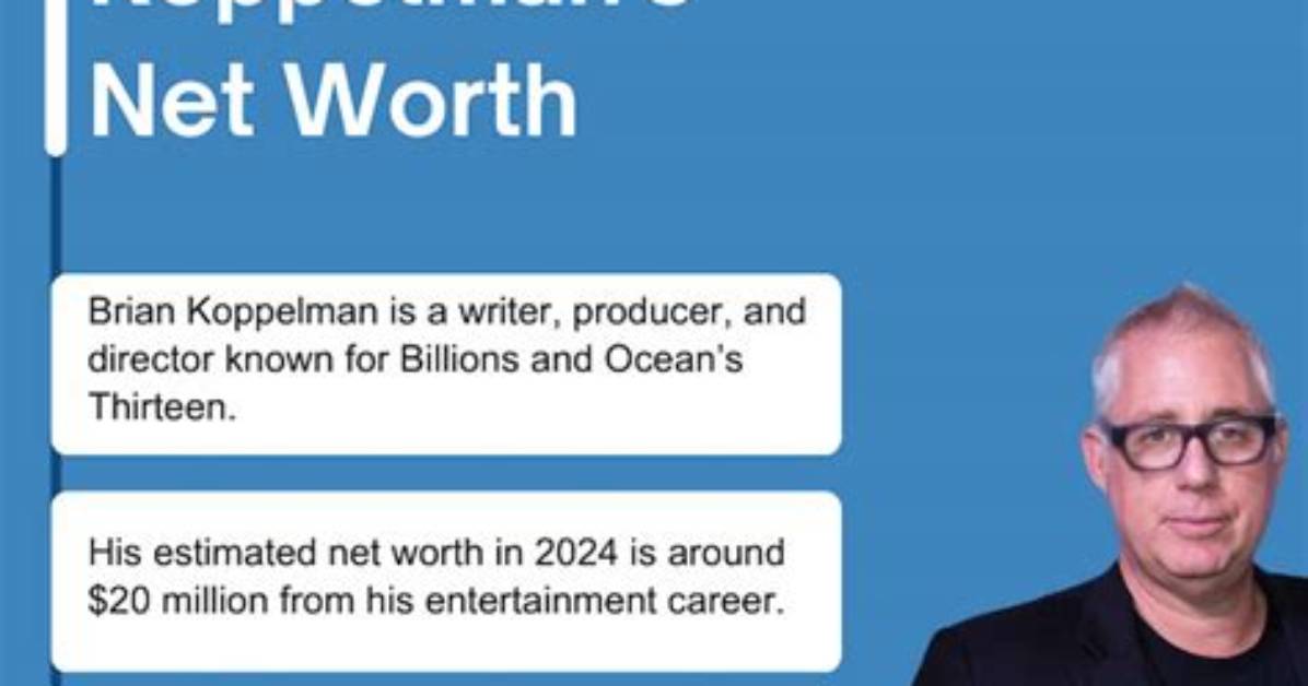 Brian Koppelman Net Worth