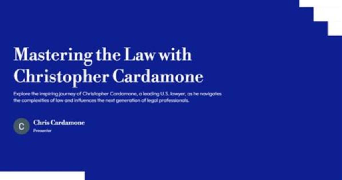 Christopher Cardamone Net Worth