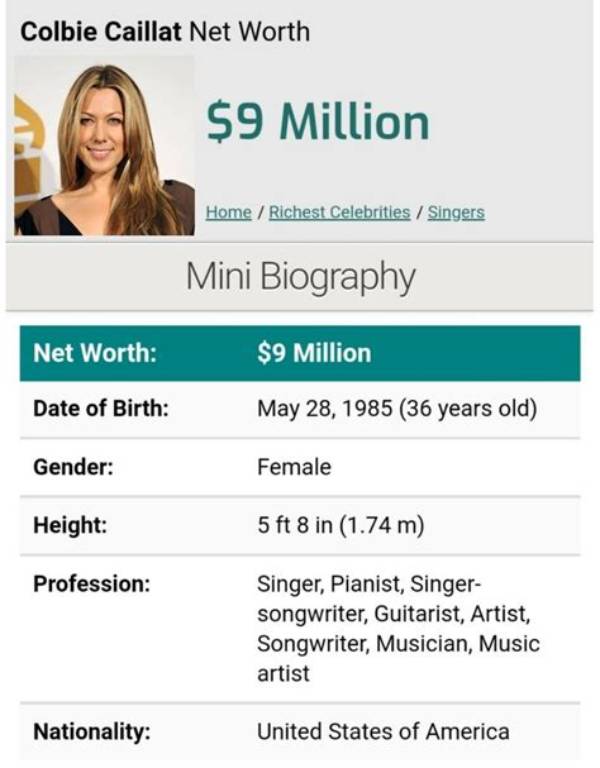 Colbie Caillat Net Worth