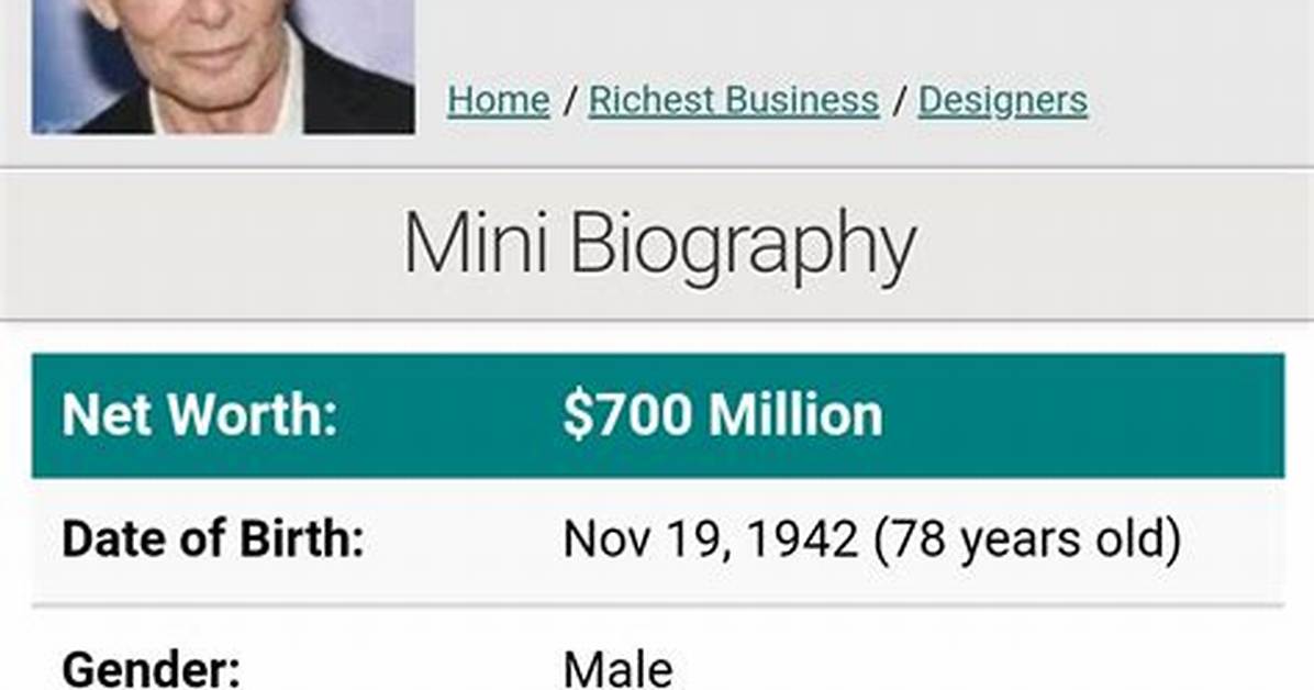 Greg Klein Net Worth