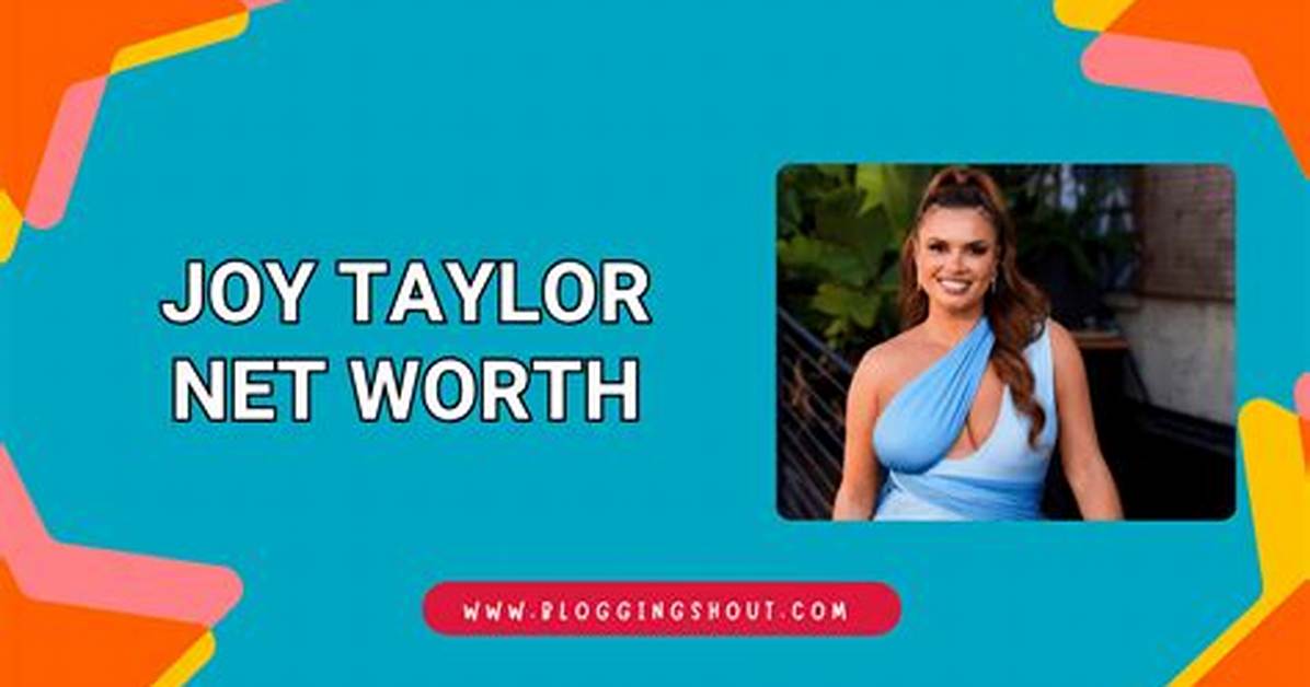 Joy Tanner Net Worth