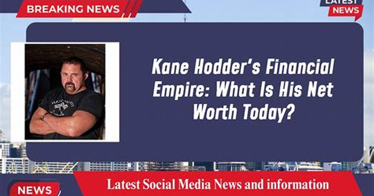 Kane Alexander Net Worth