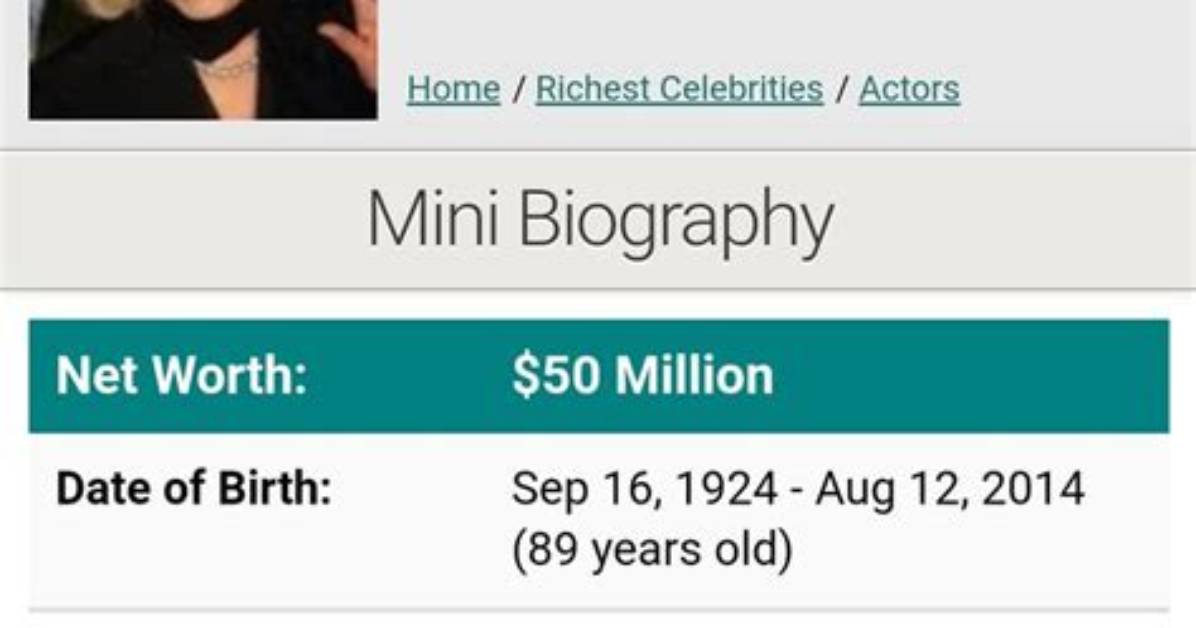 Lauren Bacall Net Worth