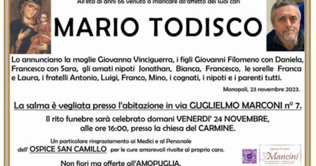 Mario Todisco Net Worth