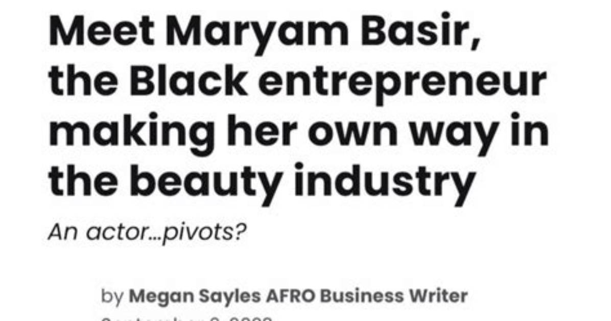 Maryam Basir Net Worth