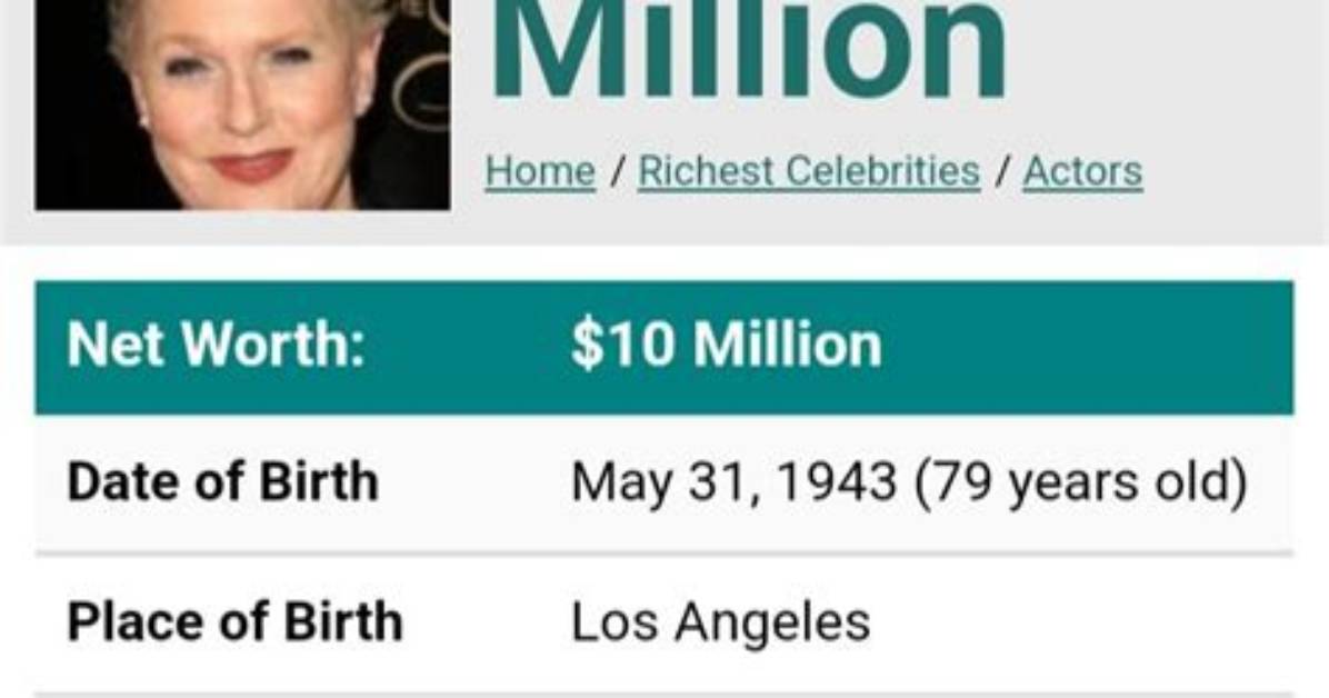 Sharon Gless Net Worth