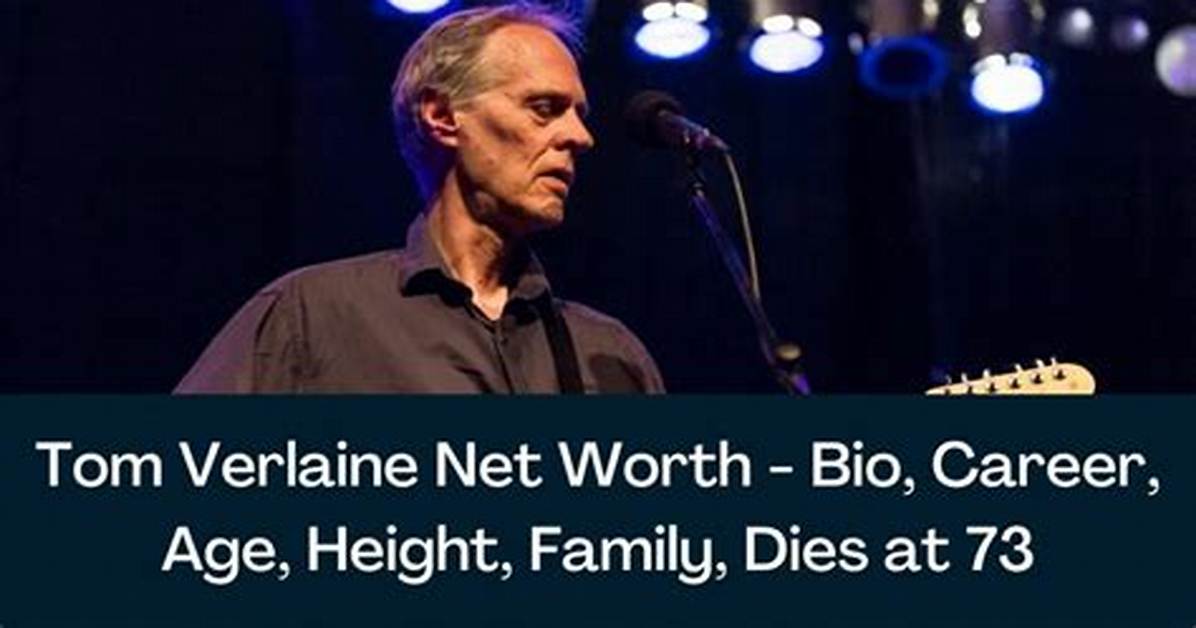 Tom Verlaine Net Worth