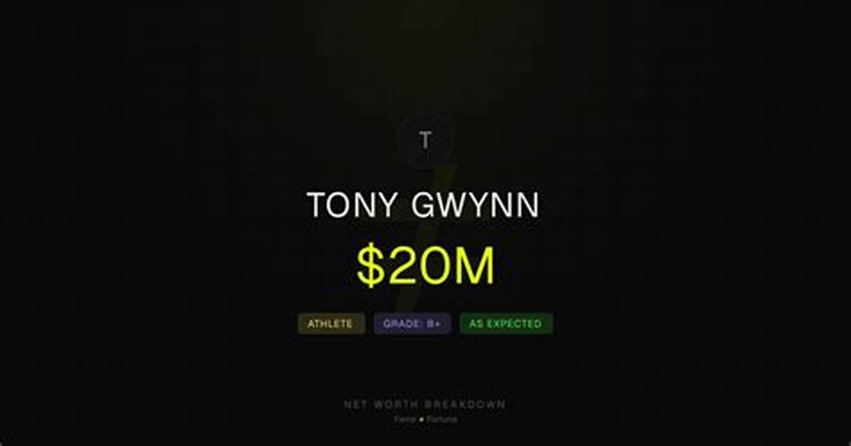 Tony Hall Net Worth
